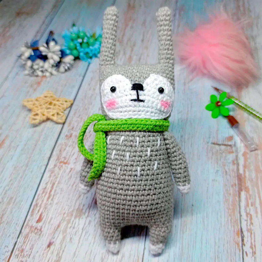 Серый зайка